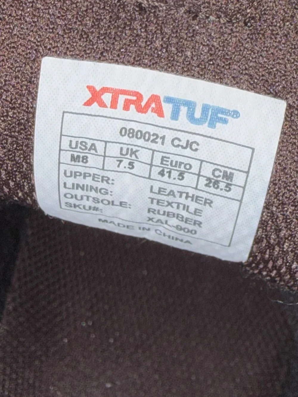 XTRATUF Men’s 6” Leather Waterproof Brown Slip-On Boots SIZE 8